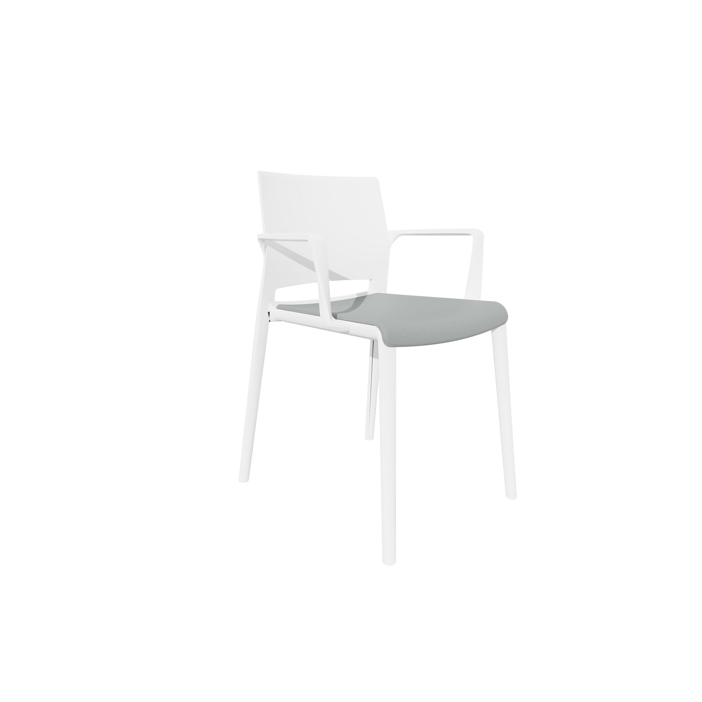 Besucherstuhl Reduced – Robust. Pflegeleicht. Wetterfest.